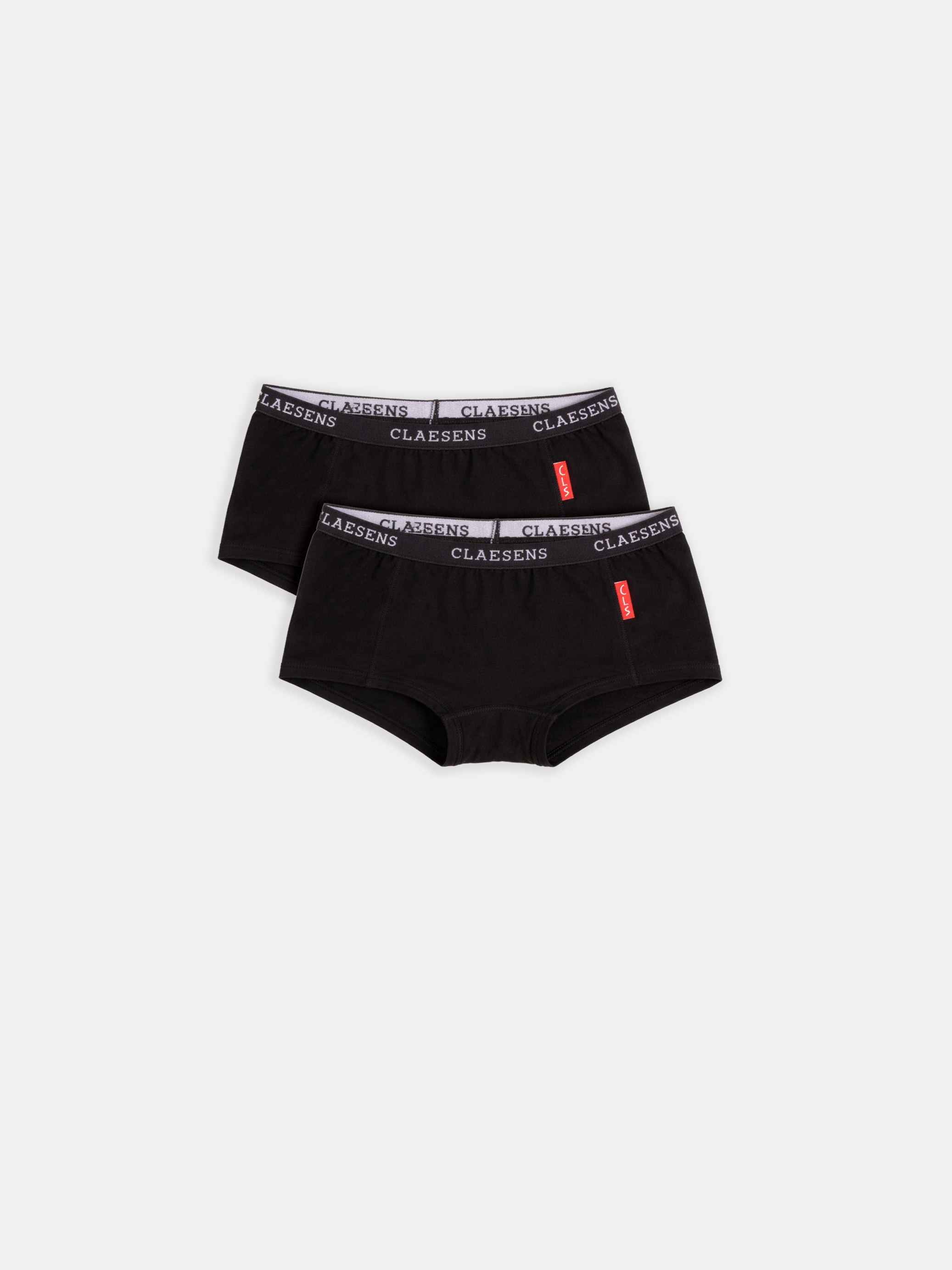Meisjes Hipster 2-pack Zwart