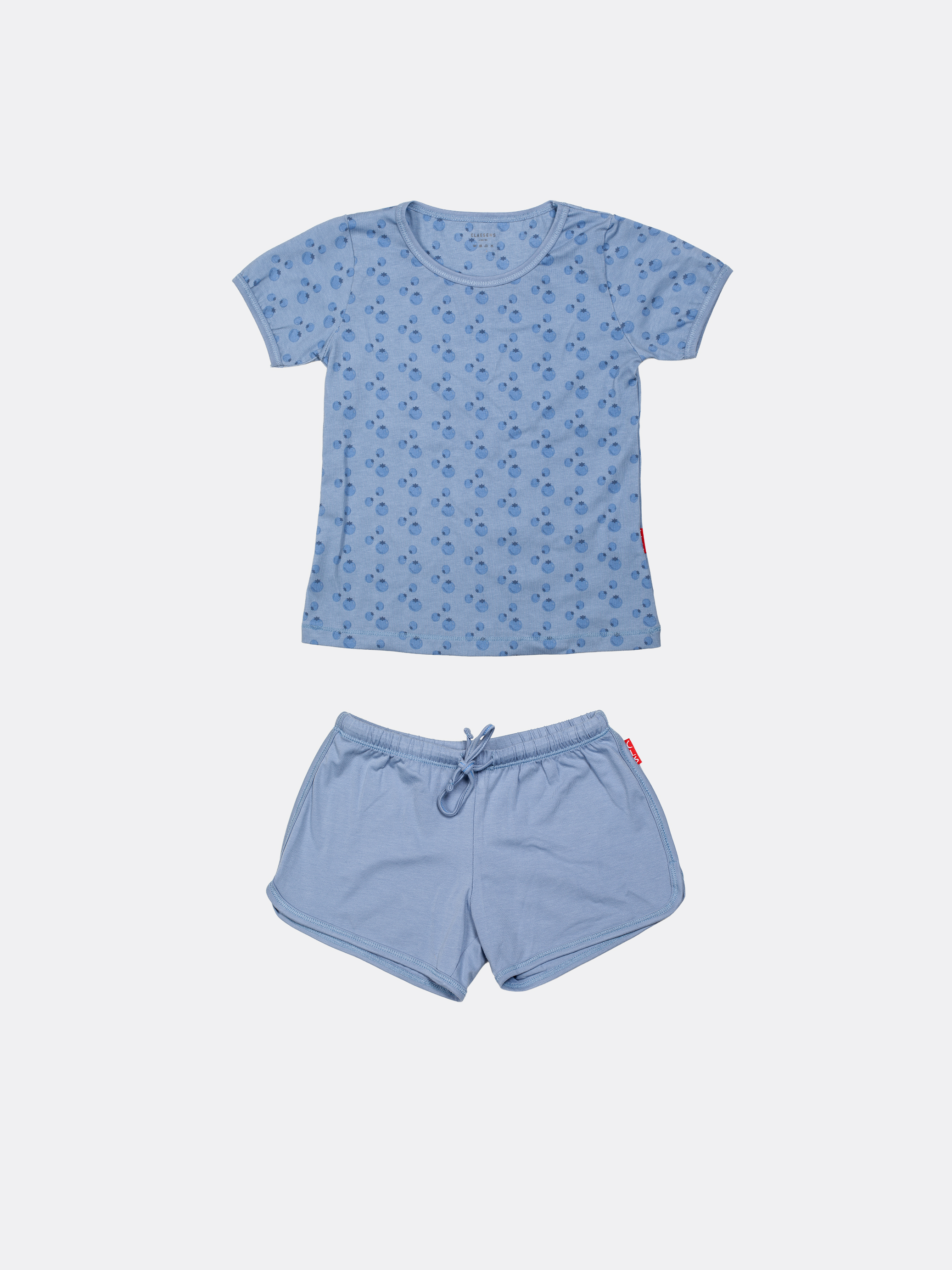 Meisjes Shortama Blueberry