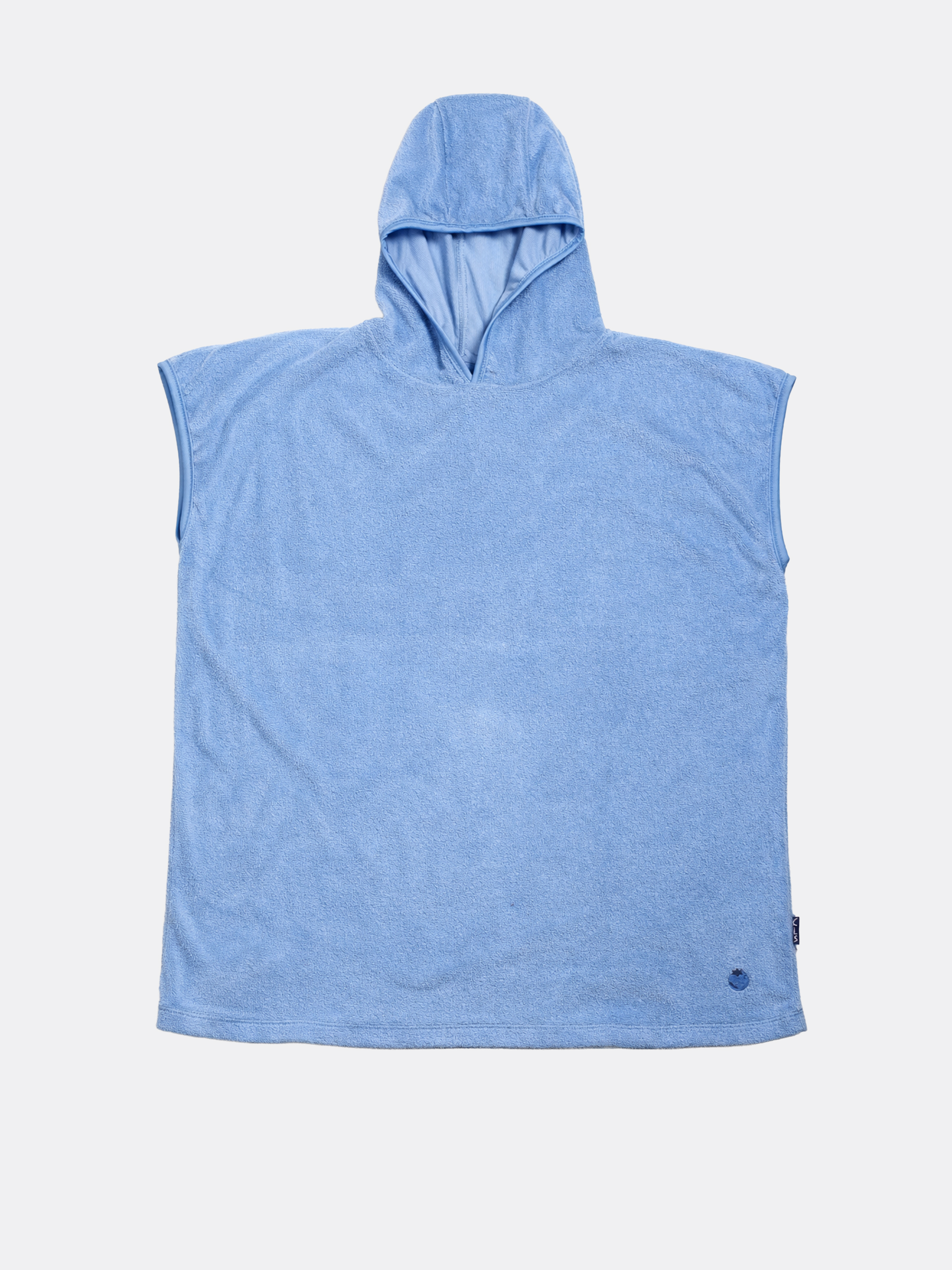 Terry Poncho Blueberry