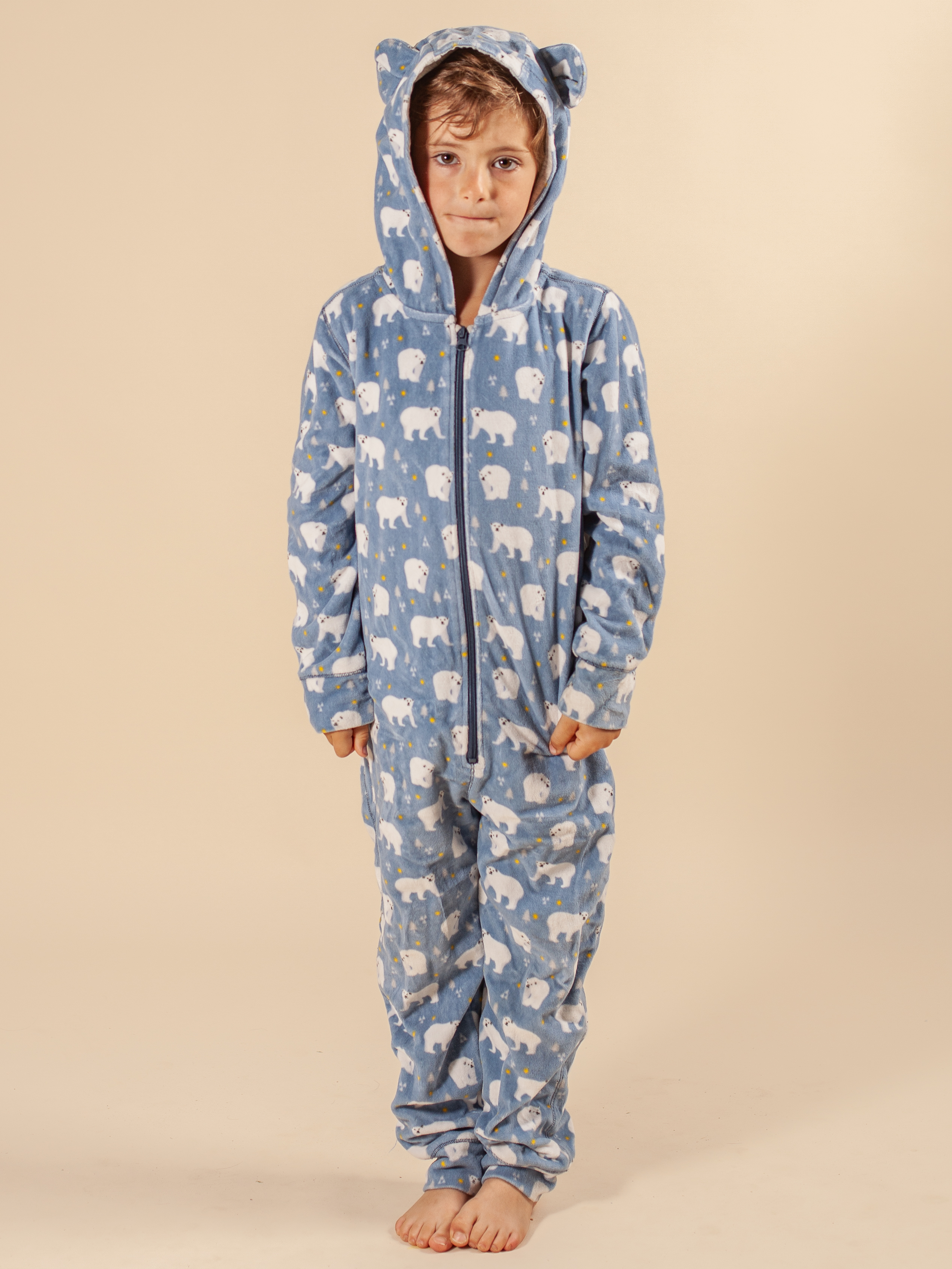 Velvet Onesie Polar Bear