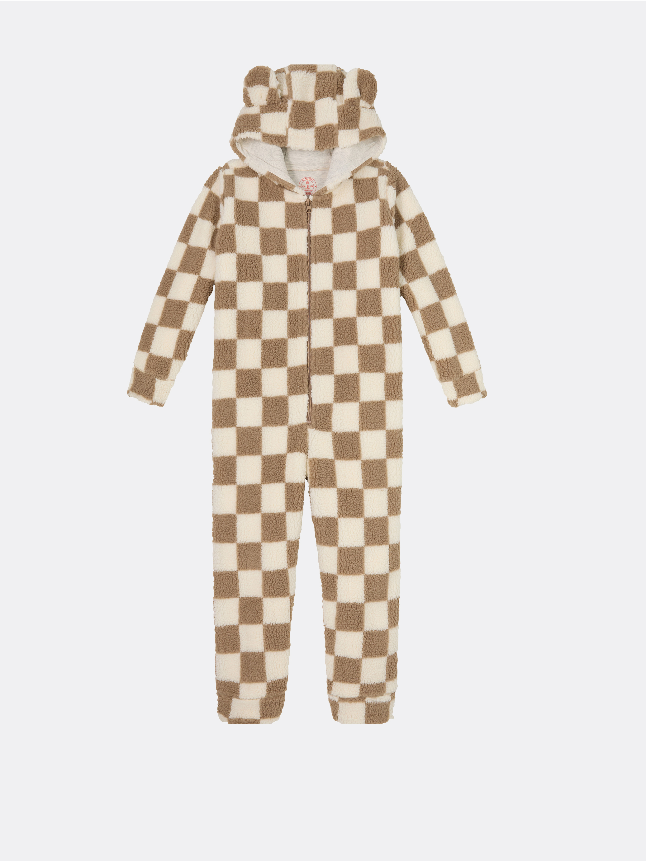 Teddy Onesie Checkers