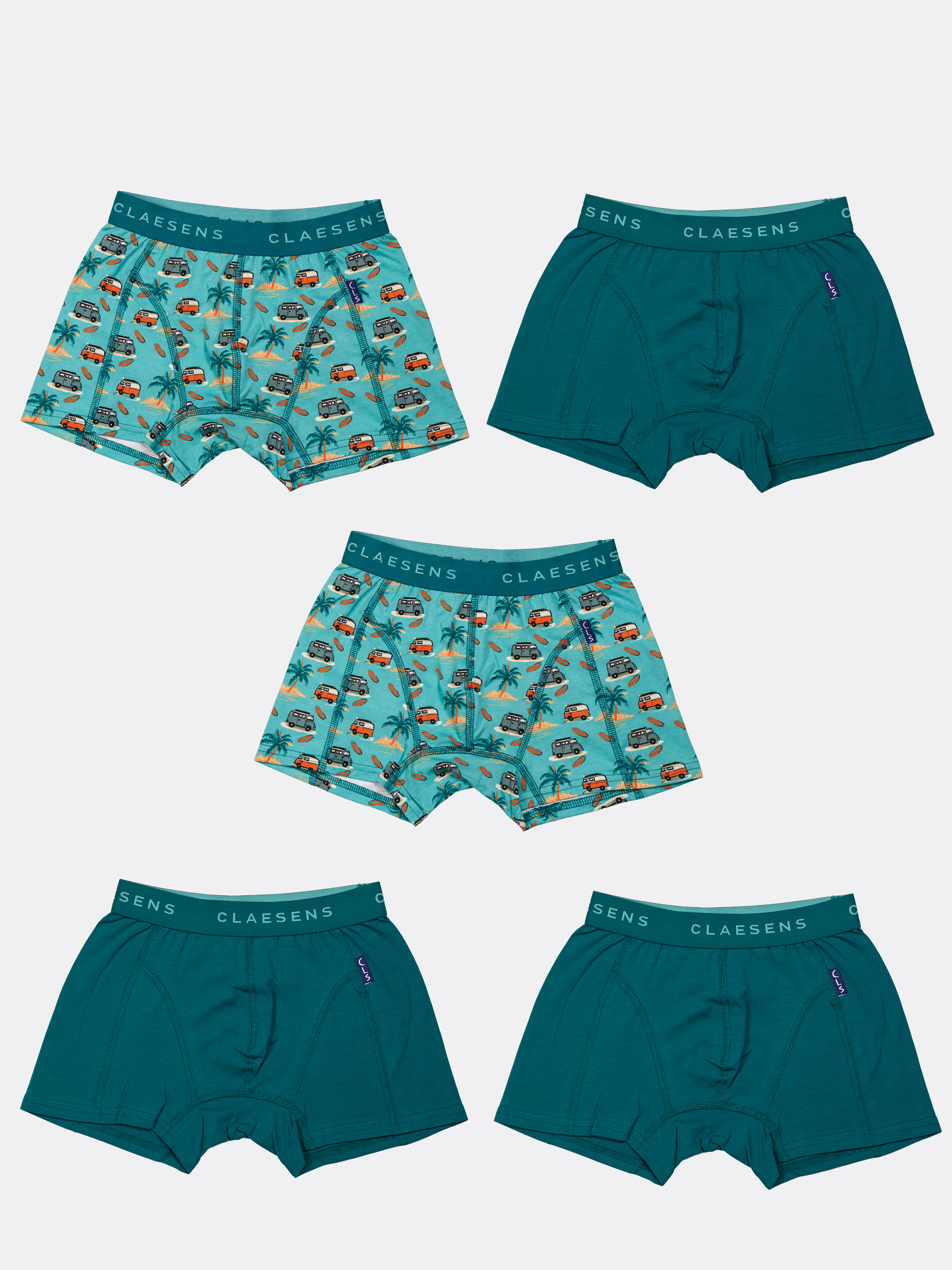Jongens Boxershort 5-Pack Happy Camper