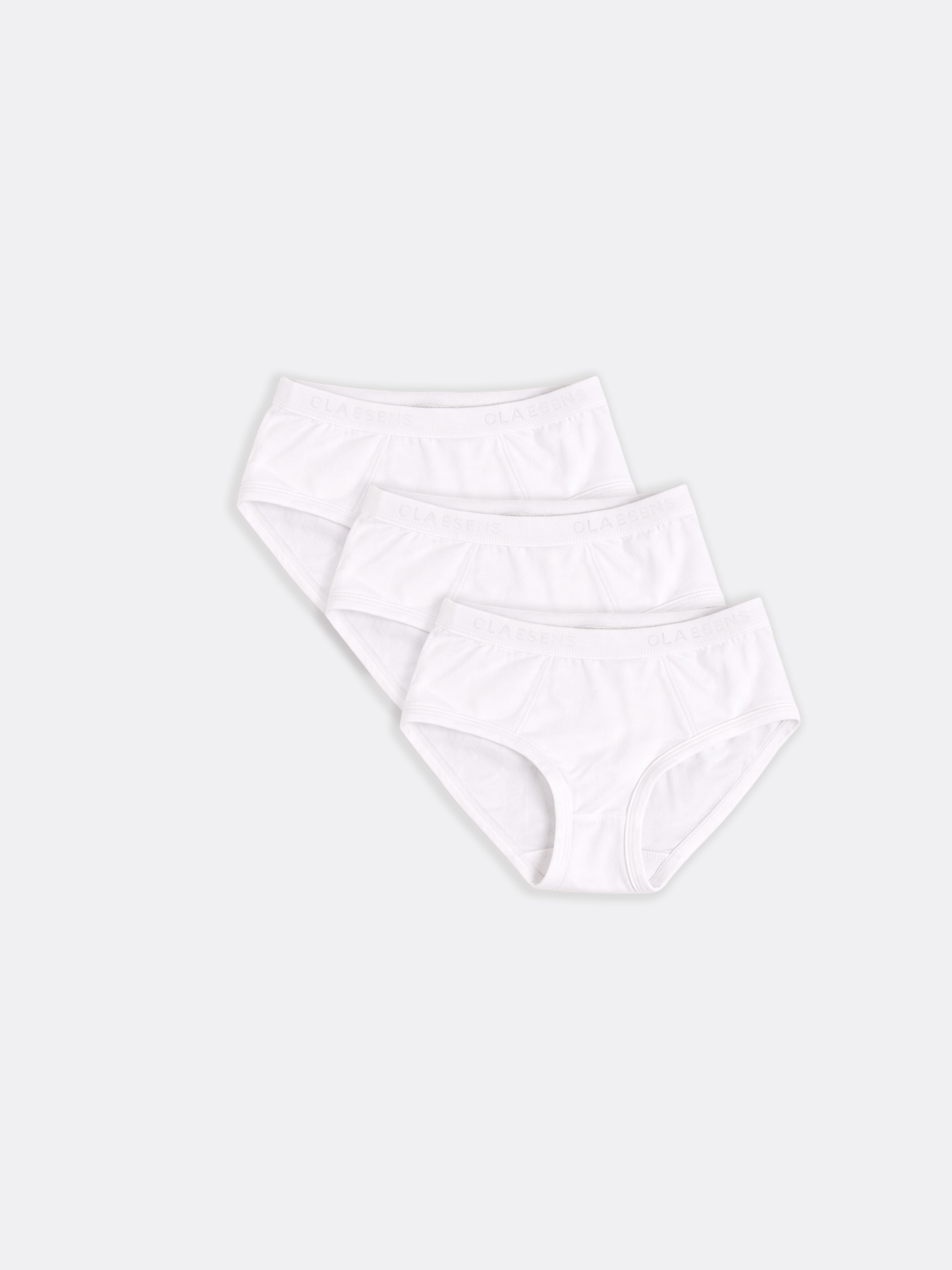 Meisjes Slip 3-pack Wit