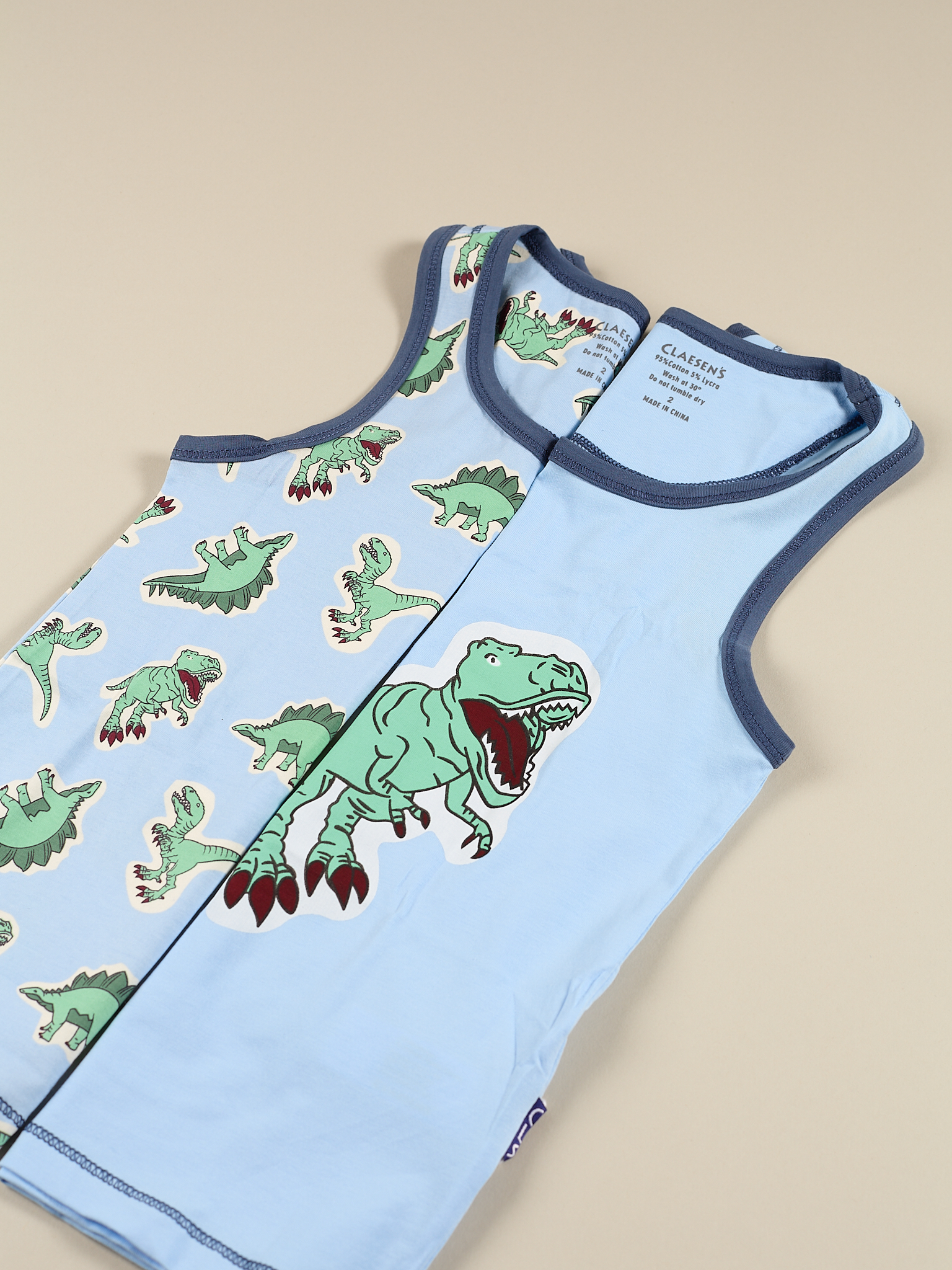 Singlet 2 Pack dino
