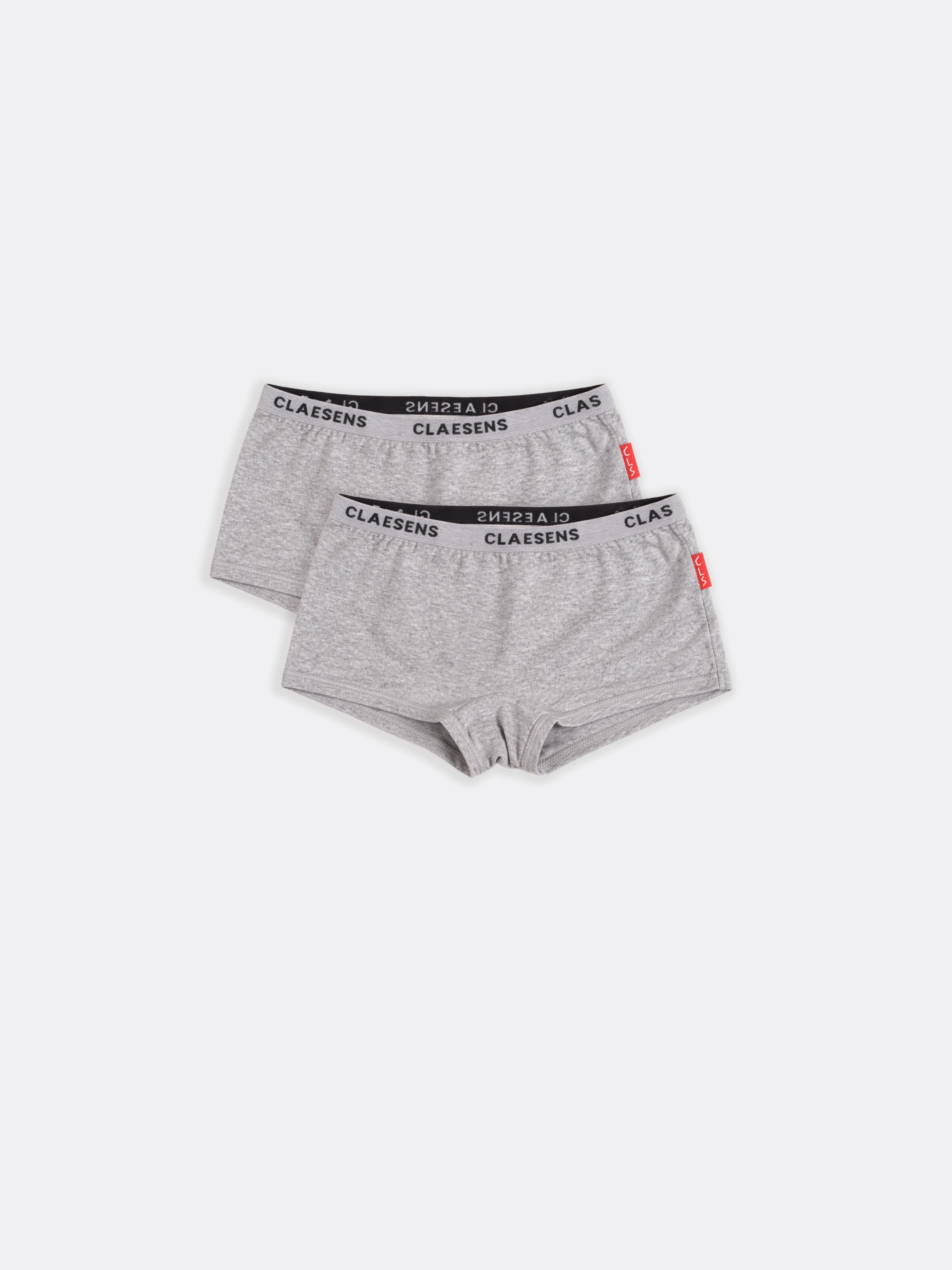 Meisjes Hipster 2-pack Grijs