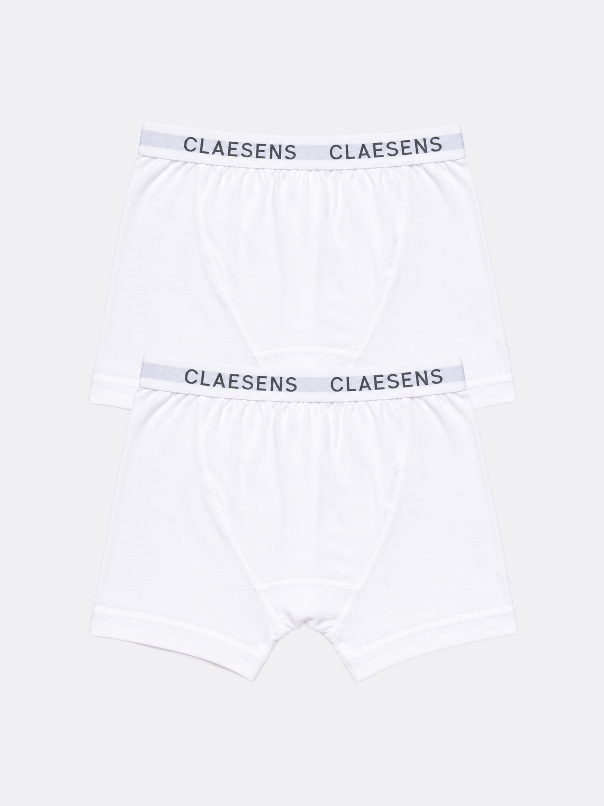 Boxershorts Wit Rib 2-pack