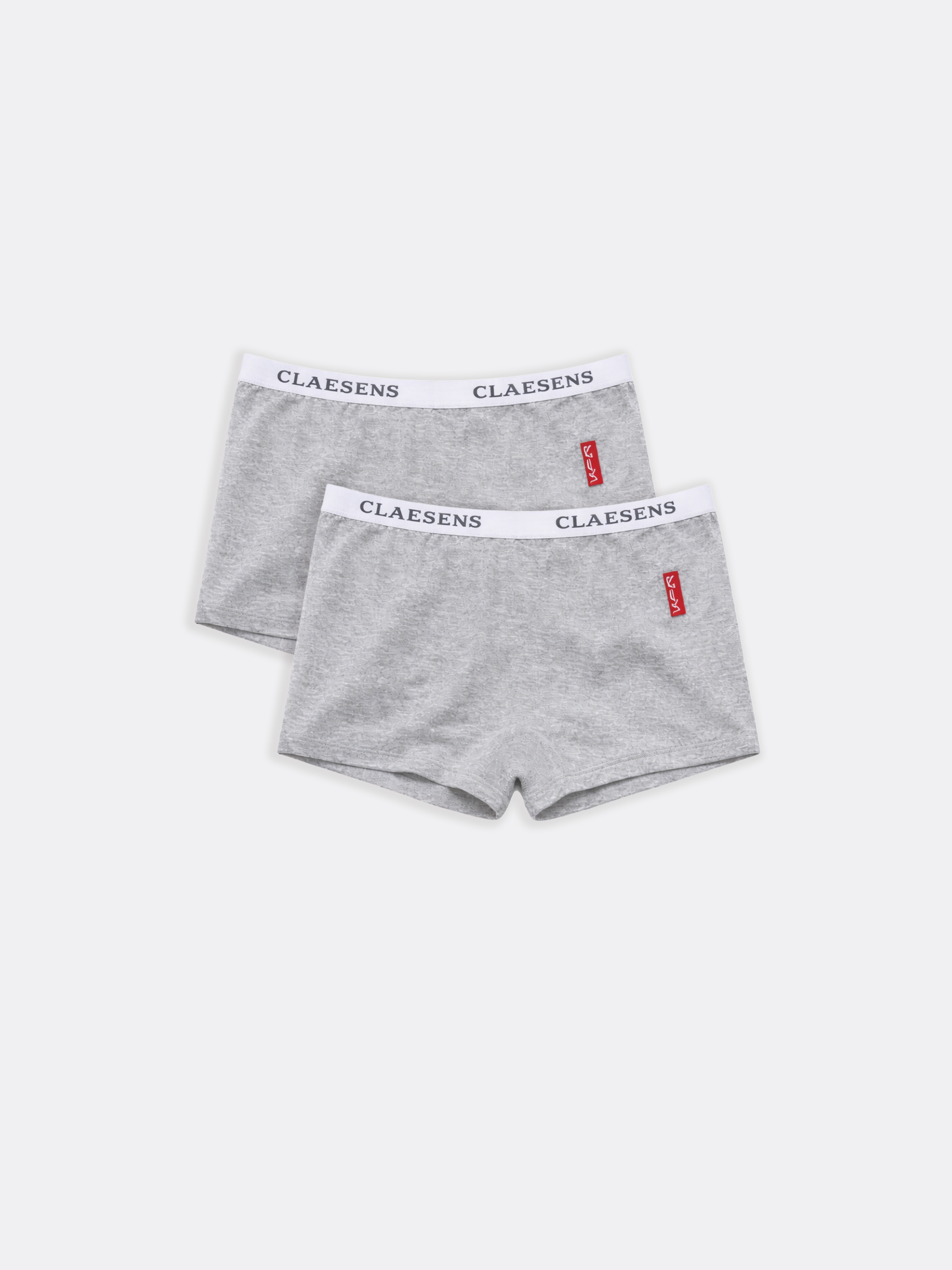 Meisjes Boxershort 2-Pack Grijs