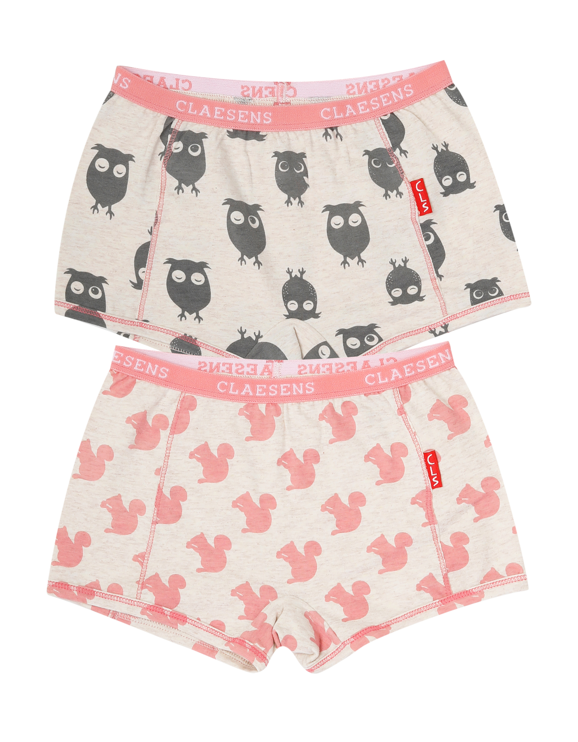 Boxershorts 2-pack Owl Squirl