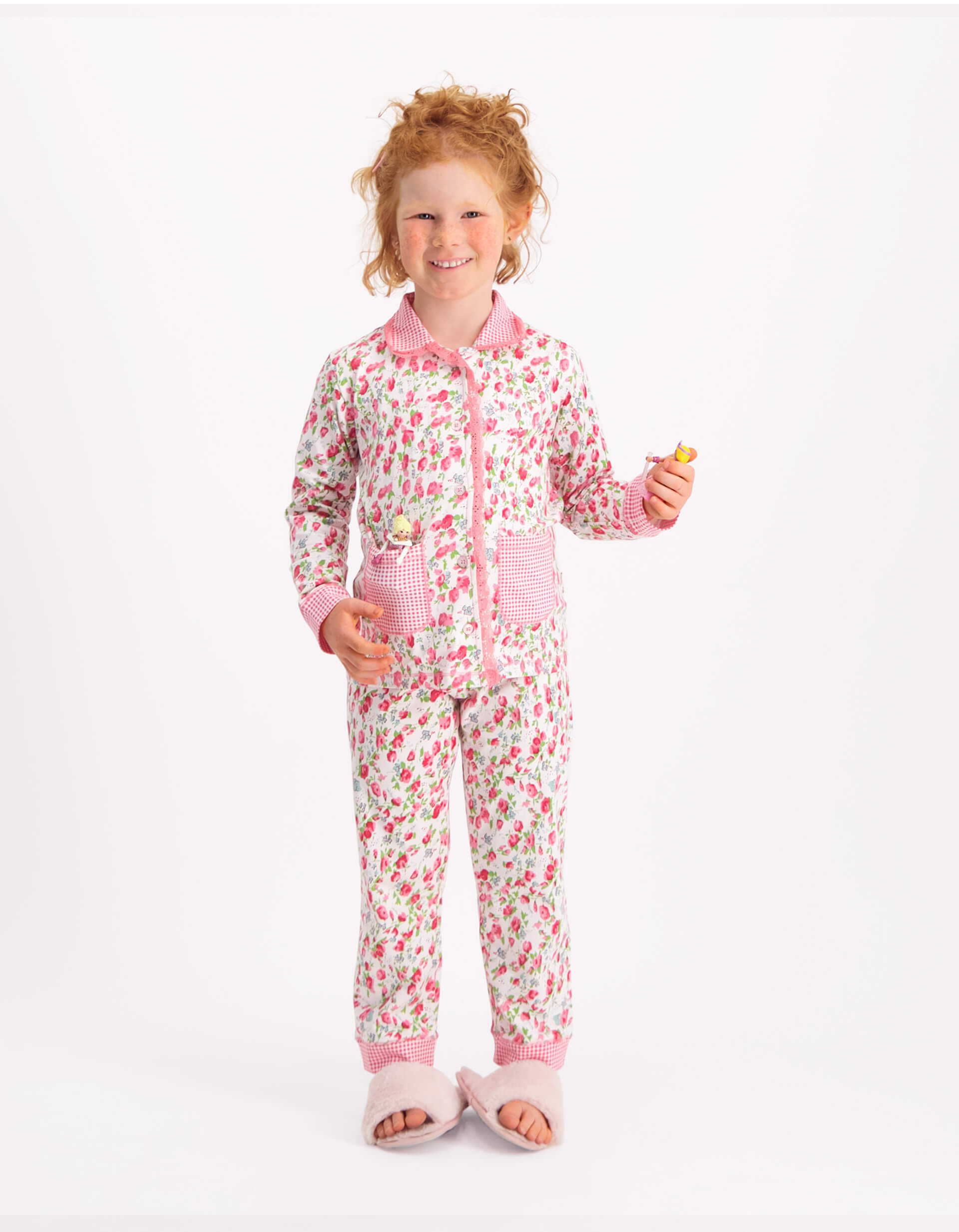 Girls Pyjama Set | 6 | Checks-6
