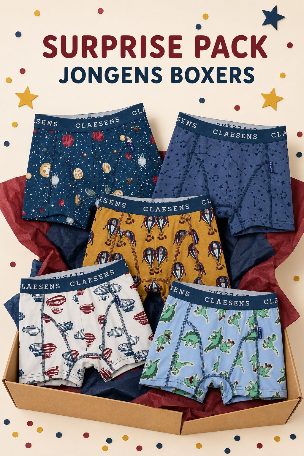 Surprise Jongens 5 pack Boxer