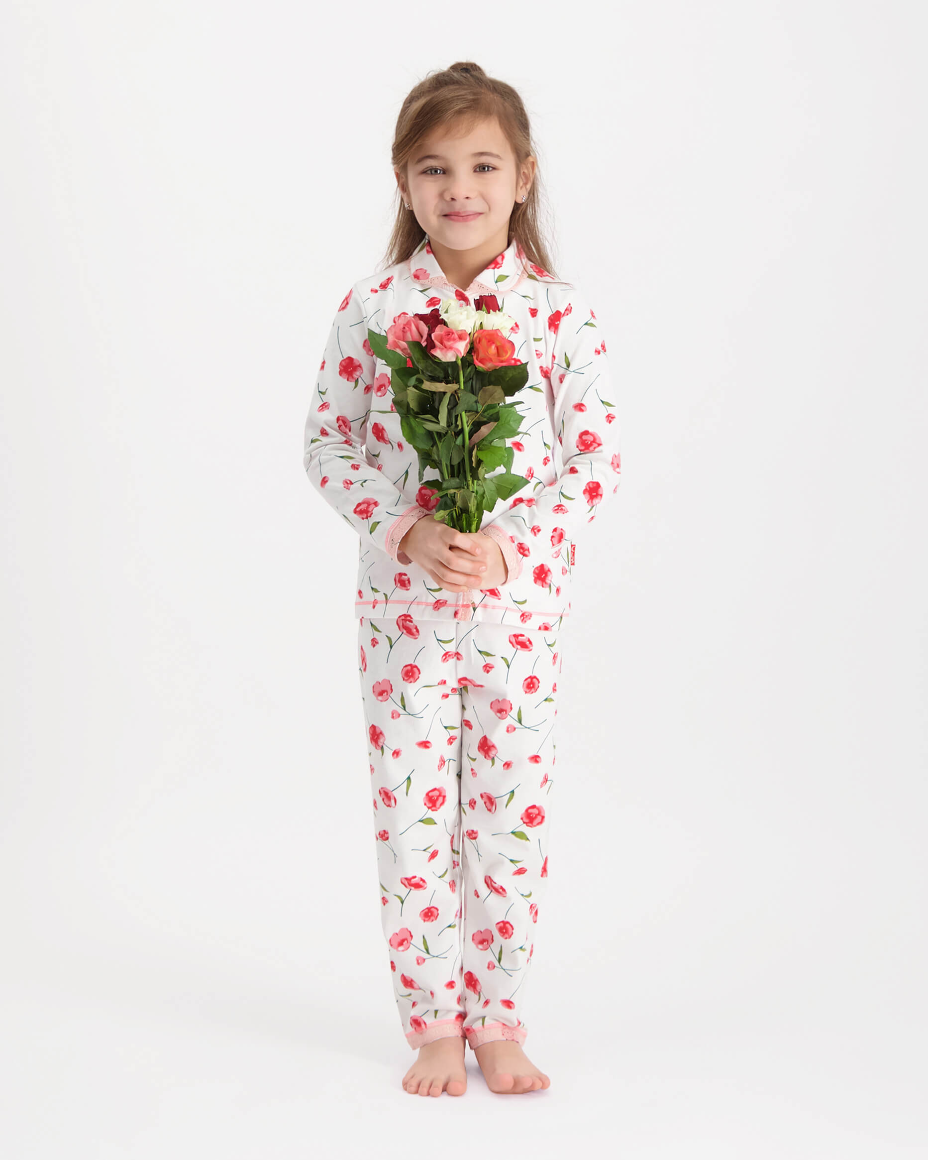 Handgemaakte Poppy pyjama leeftijd 4 Kleding Meisjeskleding Pyjamas & Badjassen Pyjama Sets 