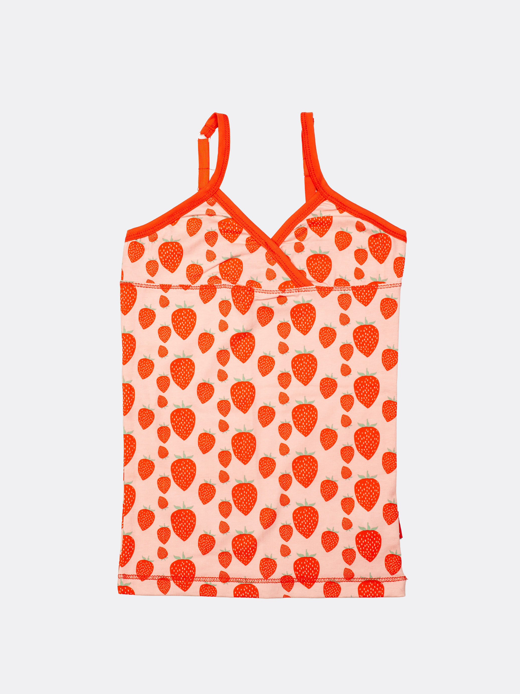 Girls 2 pack Singlet Strawberry