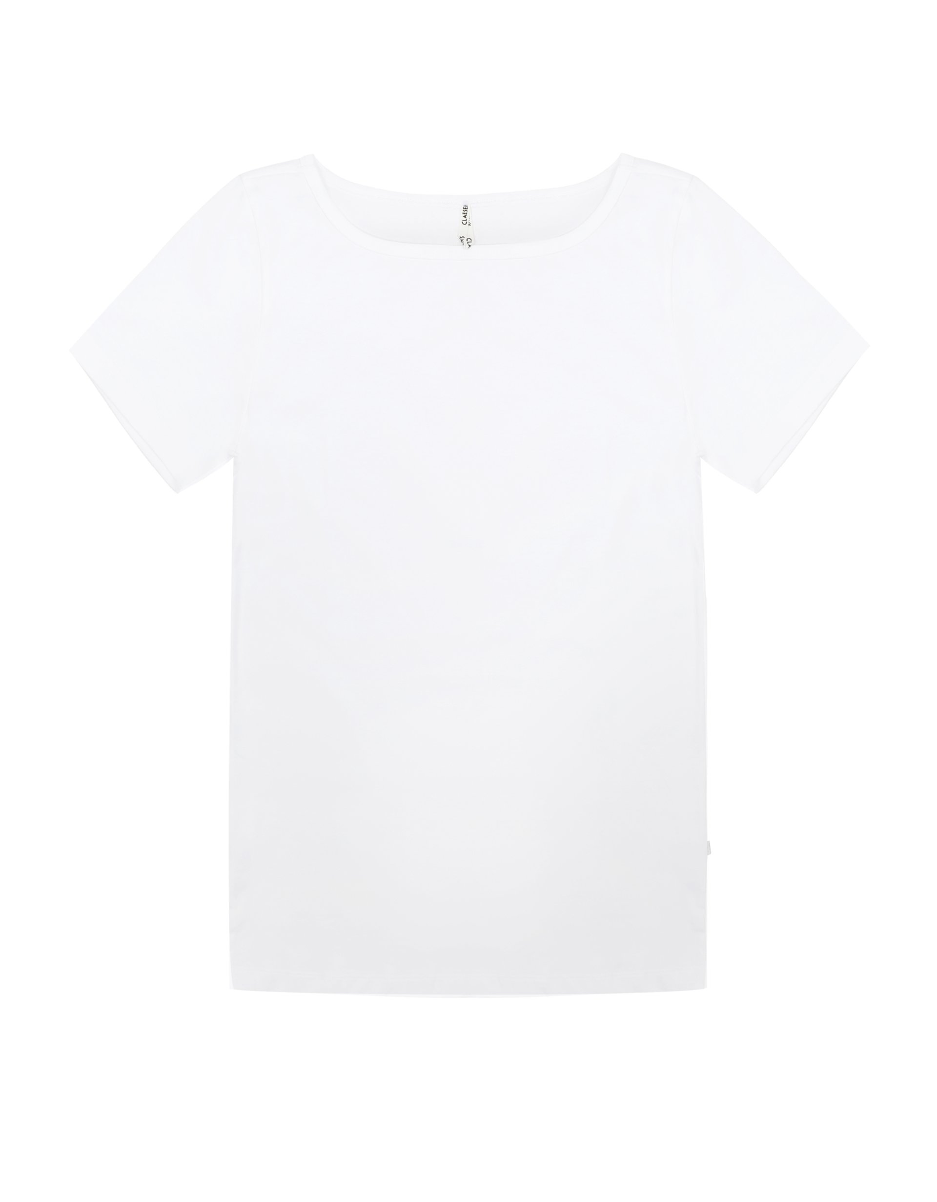 Loose Fit Boat Neck T shirt SS