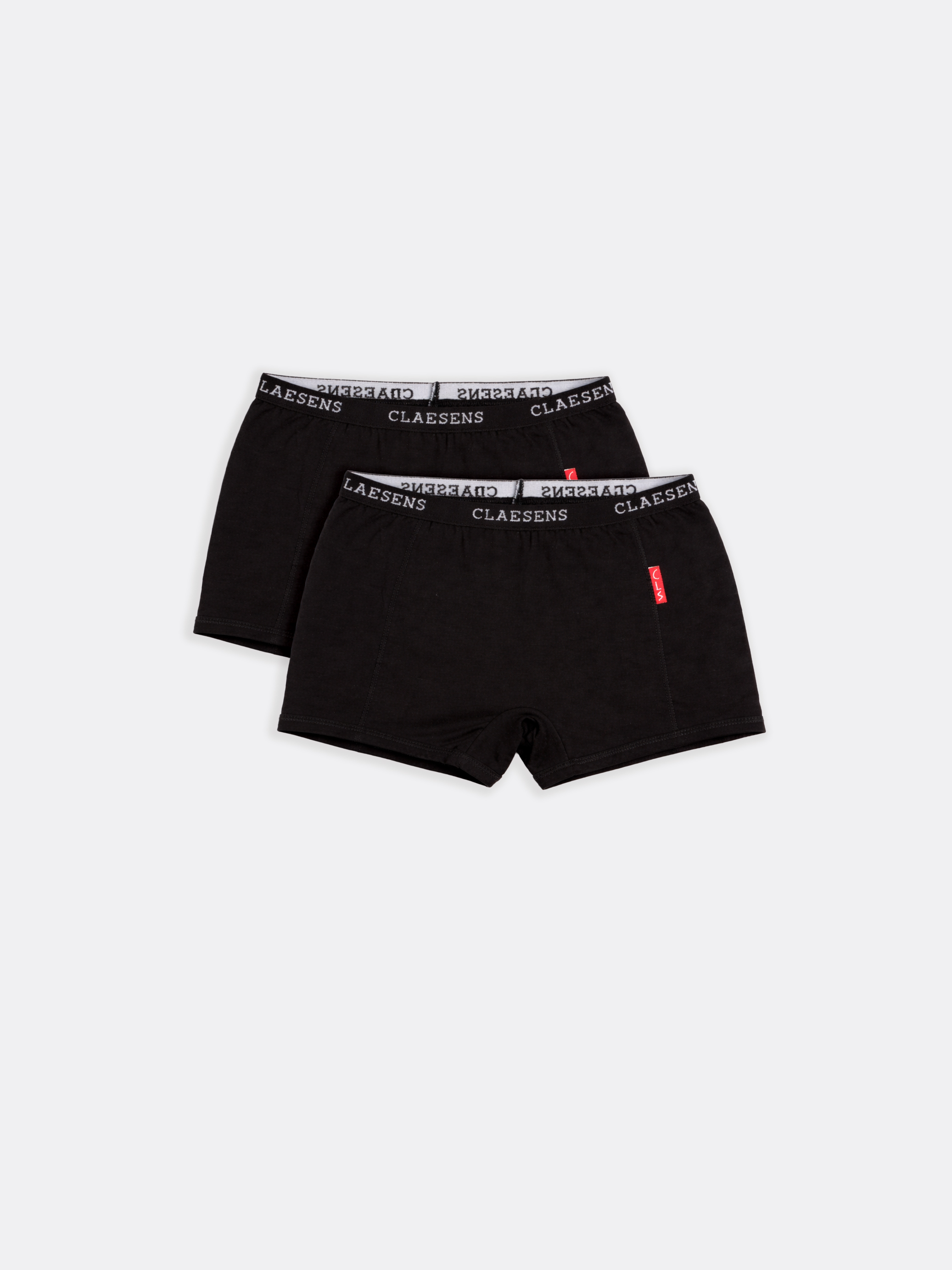 Meisjes Boxershort  2-Pack Zwart