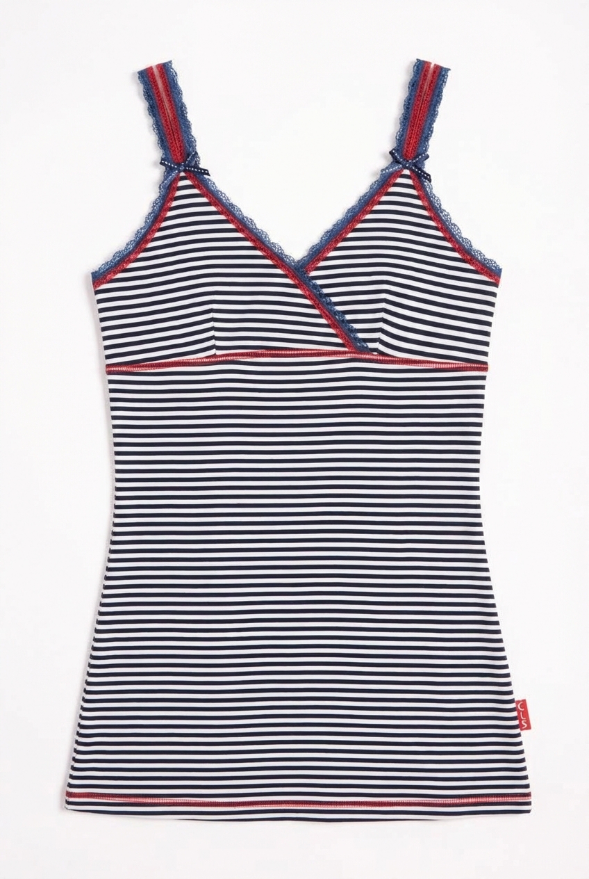 Jurk Navy White Stripes
