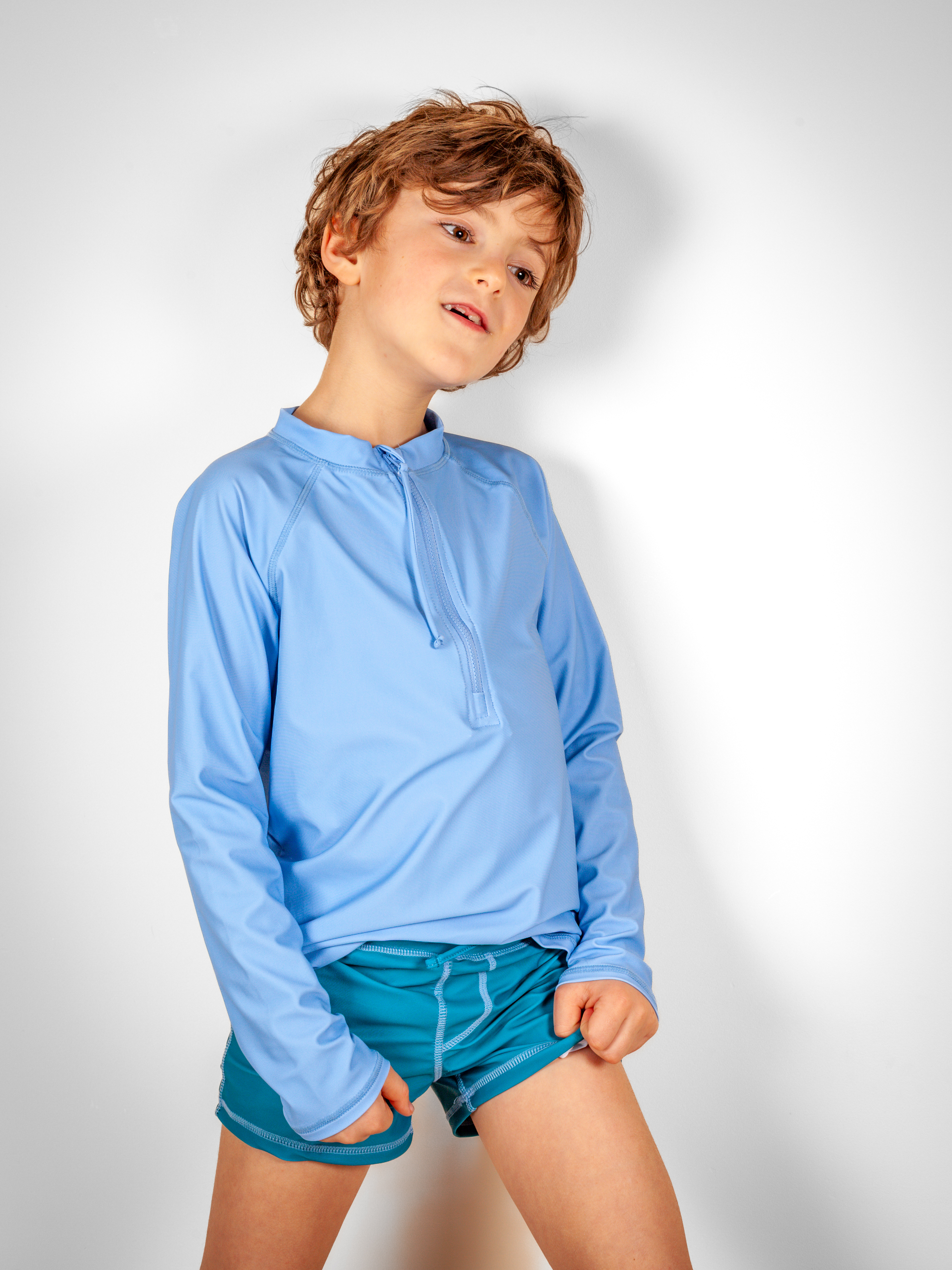 Kids UV T-Shirt LS Blueberry